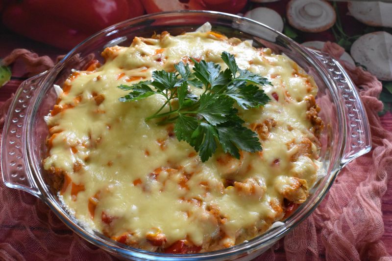 Zapiekanka gyros z ziemniakami  