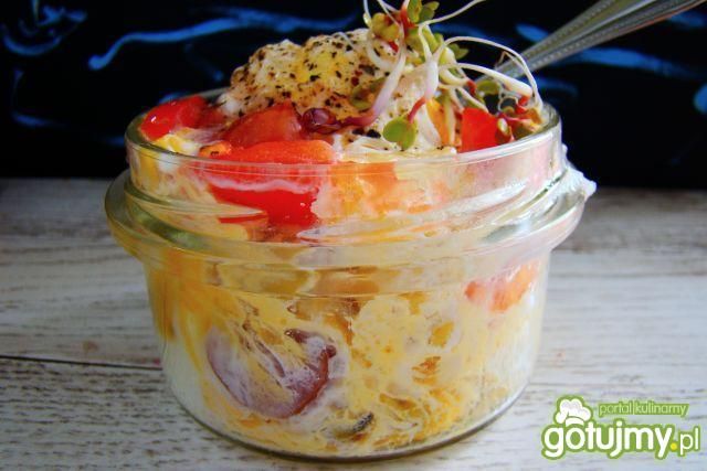Zapiekanka letnia w słoiczku 