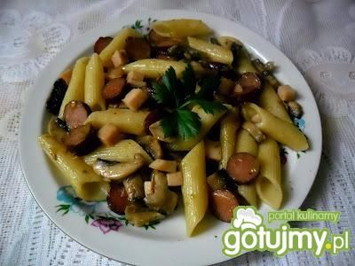 Zapiekanka makaronowa z pieczarkami 3 Zapiekanka makaronowa z pieczarkami 3