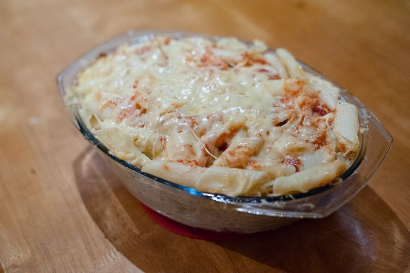 Zapiekanka makaronowa z piersią kurczaka Zapiekanka makaronowa z piersią kurczaka