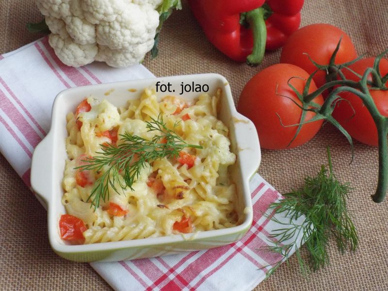 Zapiekanka makaronowa z warzywami