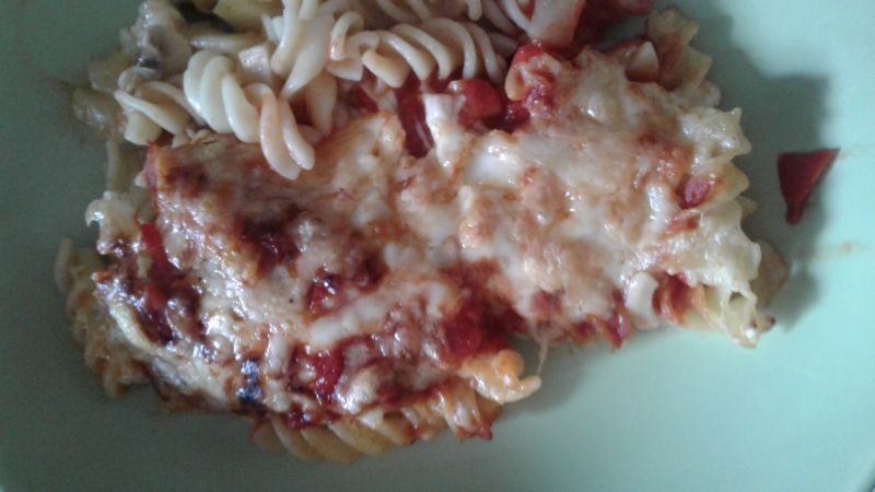 Zapiekanka makaronowa z warzywami