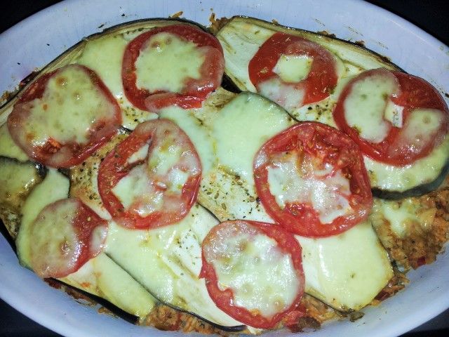 Zapiekanka mięsna z bakłażanem Zapiekanka mięsna z bakłażanem