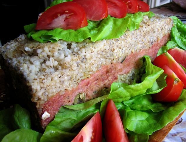  Zapiekanka mięsna z kaszą jęczmienną