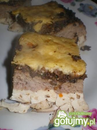 Zapiekanka mięsna z kurczaka i mielonego Zapiekanka mięsna z kurczaka i mielonego