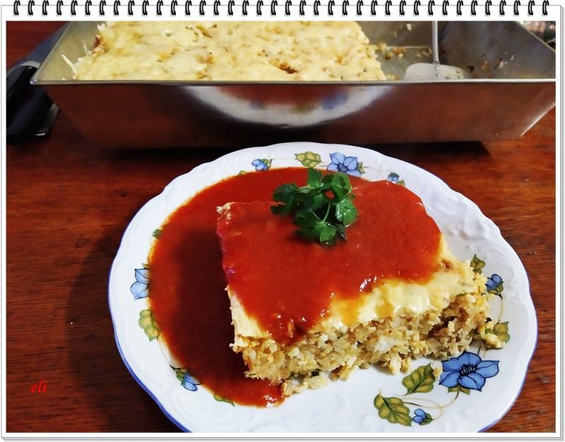 Zapiekanka mięsno ryżowa Eli