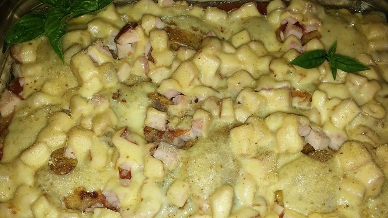 Zapiekanka pieczarkowa Zapiekanka pieczarkowa