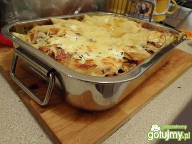 Zapiekanka pod serową pierzynką