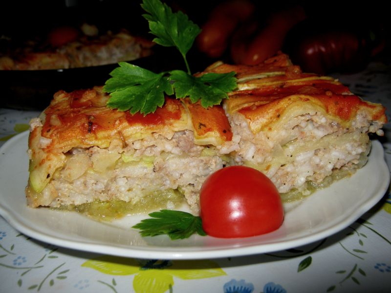 Zapiekanka pod sosem ketchupowym