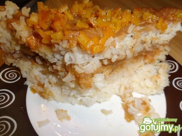 Zapiekanka ryżowa z kaszą manną Zapiekanka ryżowa z kaszą manną