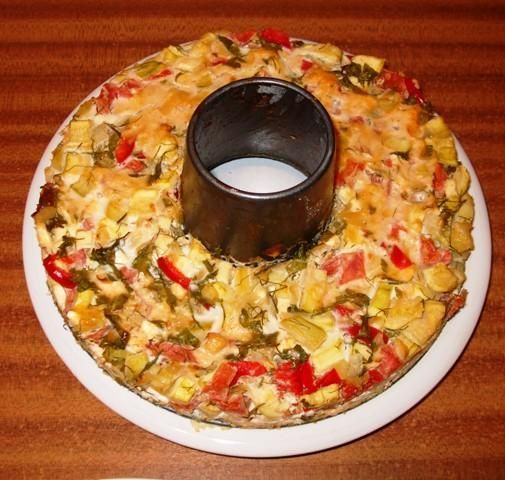 Zapiekanka serowa z cukinia 