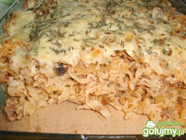 Zapiekanka serowa z mięsem mielonym