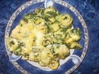 Zapiekanka -Tortrllini ze szpinakiem...  Zapiekanka -Tortrllini ze szpinakiem...