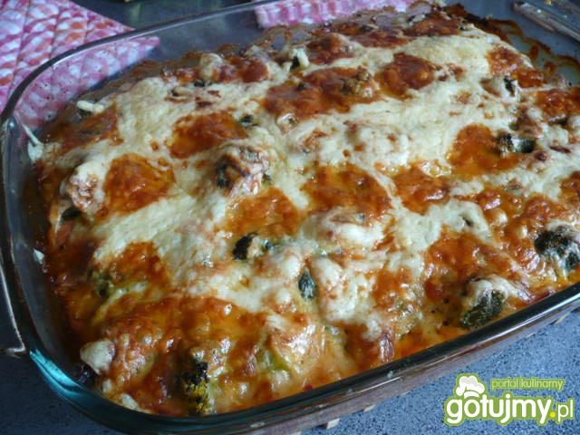 Zapiekanka warzywna z mozarellą