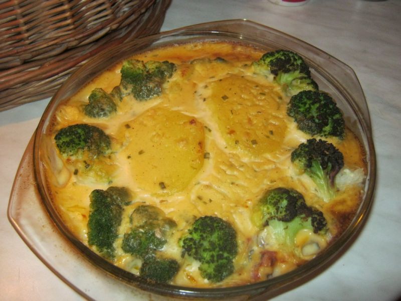 Zapiekanka warzywna z szynką i serem Zapiekanka warzywna z szynką i serem