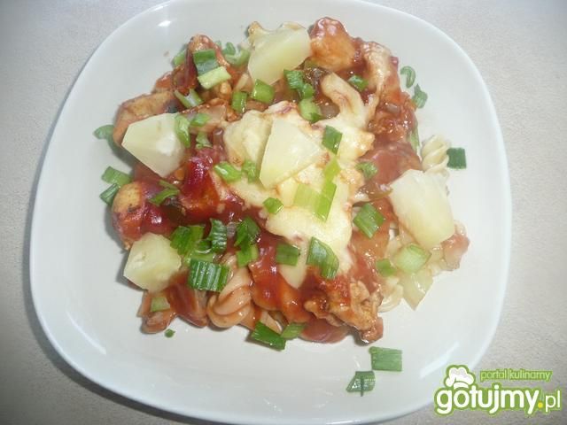 Zapiekanka z ananasem Zapiekanka z ananasem