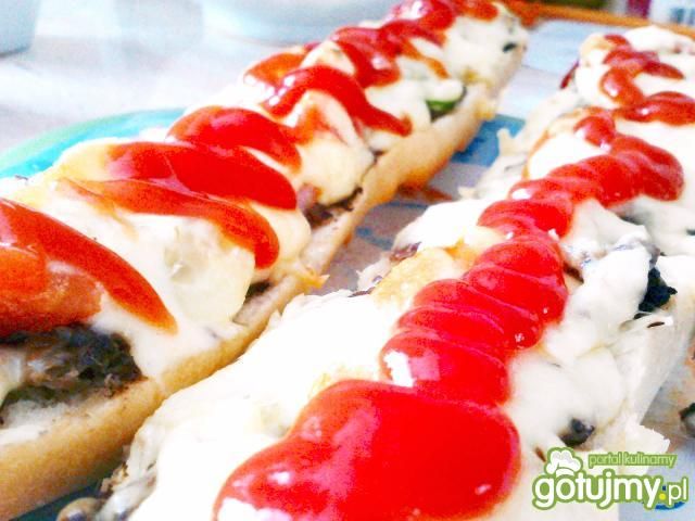 Zapiekanka z bagietki 2 Zapiekanka z bagietki 2