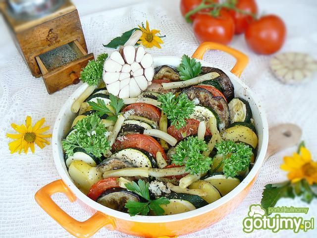 Zapiekanka z bakłażana i cukinii