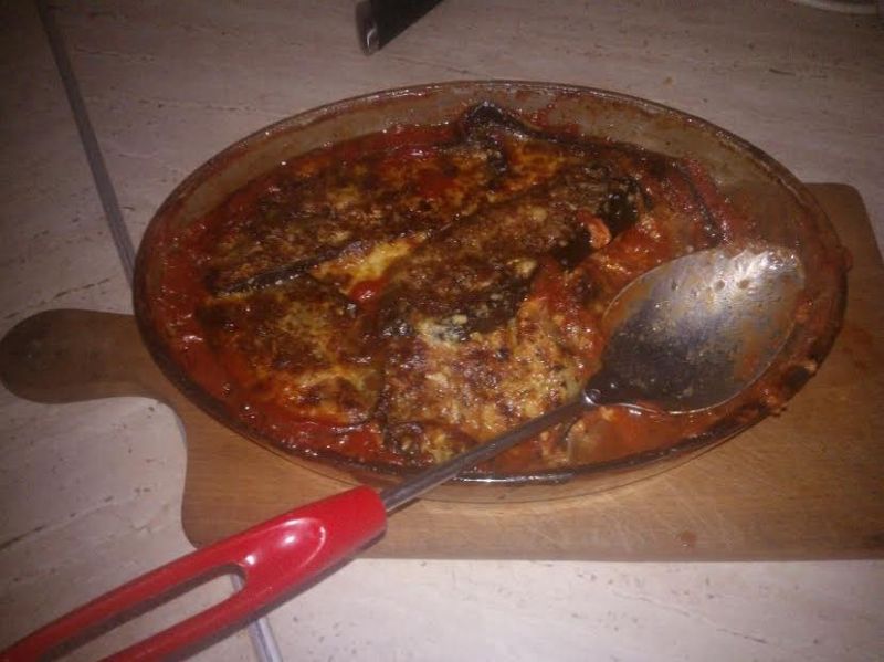 Zapiekanka z bakłażanem- Parmigiana di melanzane Zapiekanka z bakłażanem- Parmigiana di melanzane