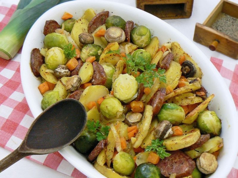 Zapiekanka z brukselką  Zapiekanka z brukselką