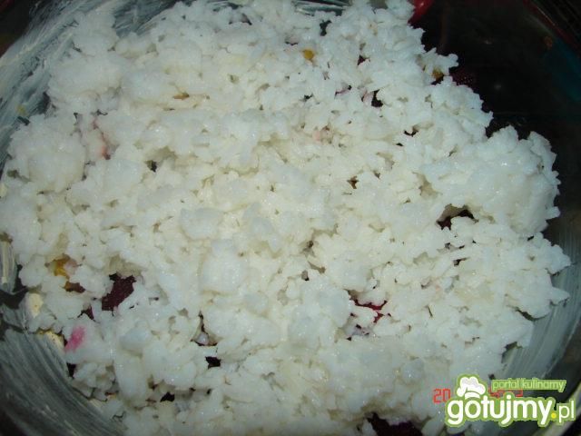 Zapiekanka z buraczków i ryżu