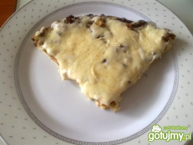 Zapiekanka z cebuli na kruchym spodzie Zapiekanka z cebuli na kruchym spodzie