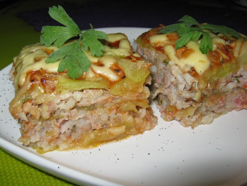 Zapiekanka z cukinią Zapiekanka z cukinią