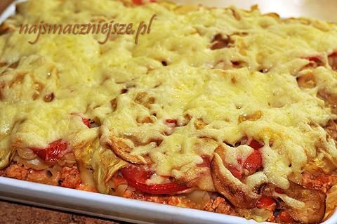 Zapiekanka z cukinią i pomidorami
