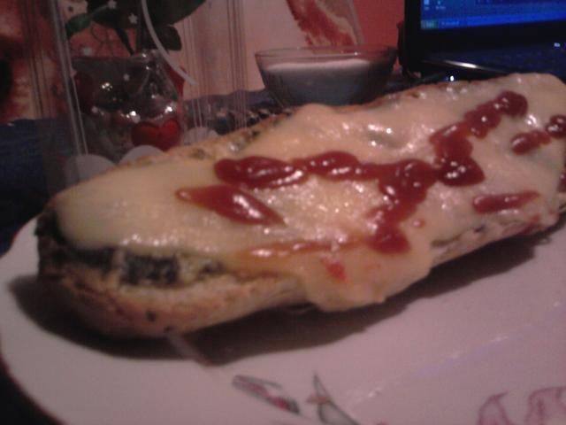 Zapiekanka z grzybami