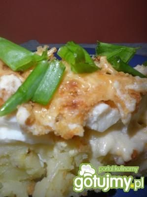 zapiekanka z jajek i ziemniaków