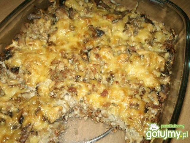 Zapiekanka z kaszą gryczaną