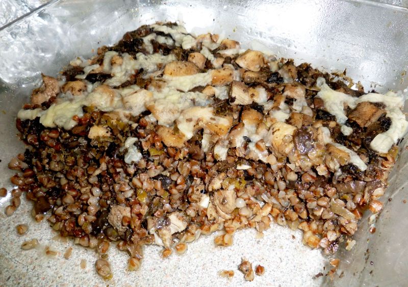 Zapiekanka z kaszą gryczaną