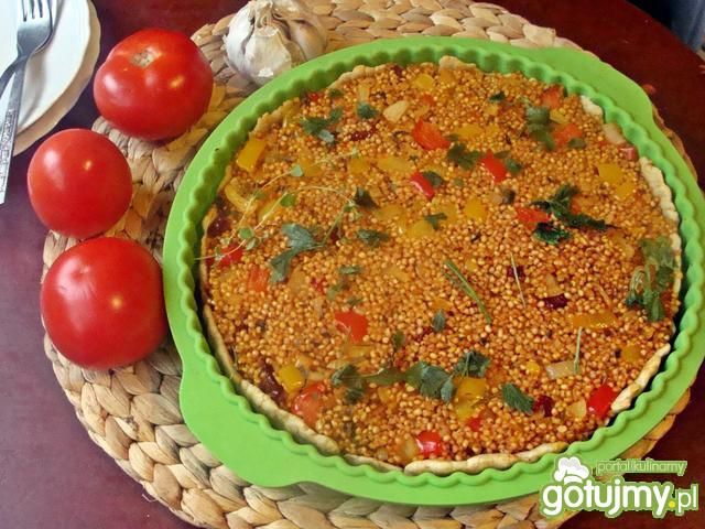 Zapiekanka z kaszą jęczmienną  Zapiekanka z kaszą jęczmienną