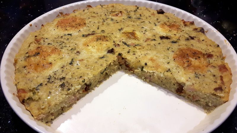 Zapiekanka z kaszy jaglanej