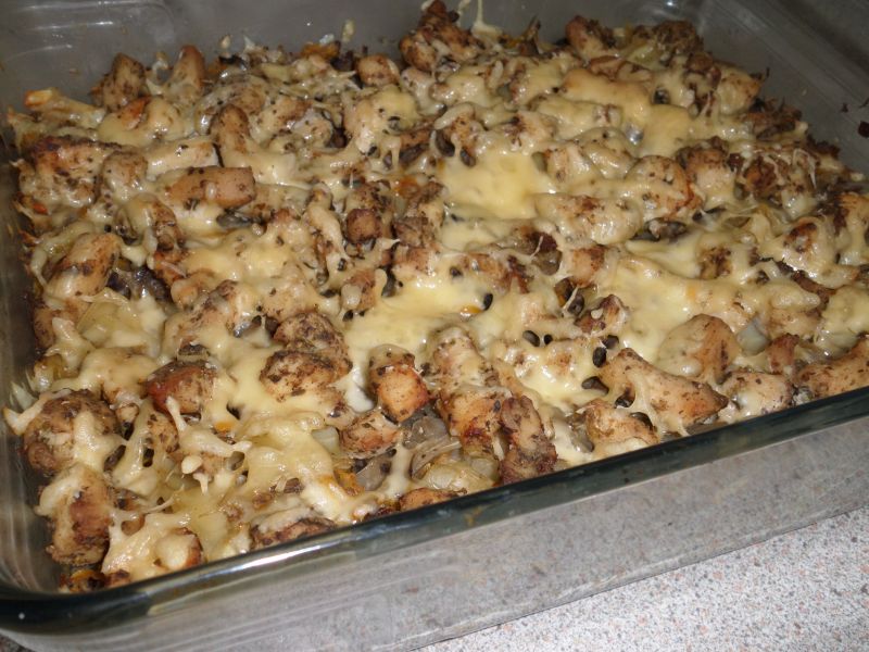 Zapiekanka z kiszoną kapustą