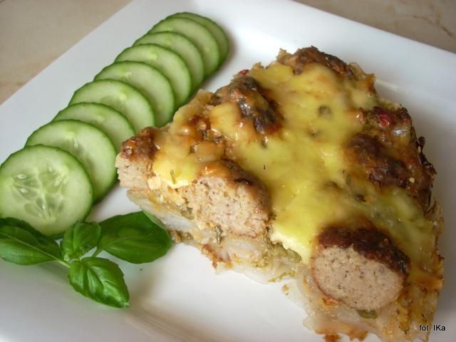 Zapiekanka z klopsikami Zapiekanka z klopsikami