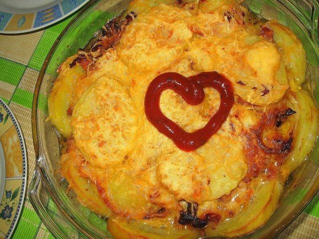 Zapiekanka z kozim mlekiem