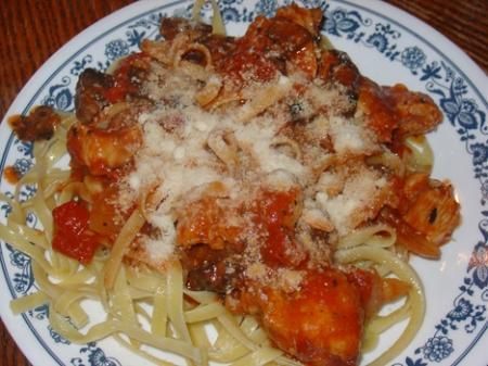 Zapiekanka z kurczakiem 