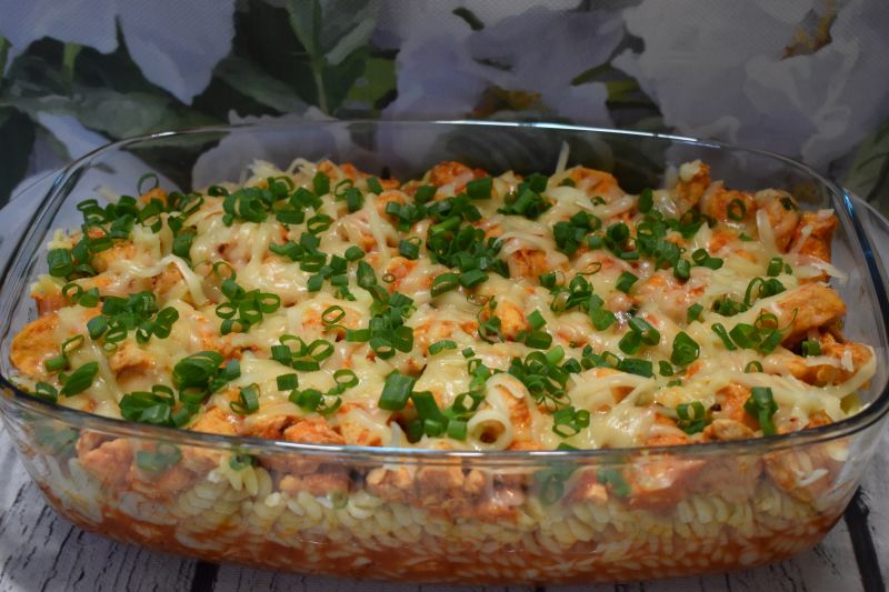 Zapiekanka z kurczakiem dla leniwych