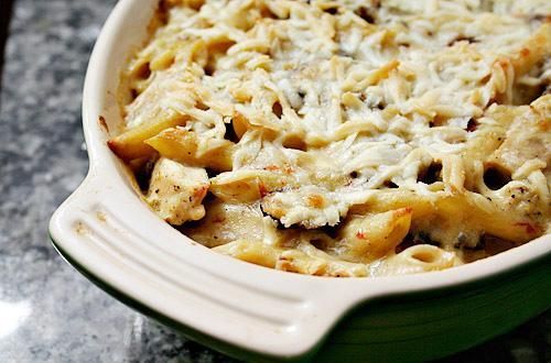 Zapiekanka z kurczakiem i kukurydzą