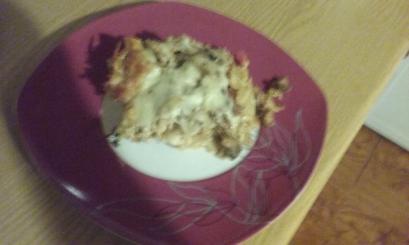 Zapiekanka z kurczakiem i mozzarellą