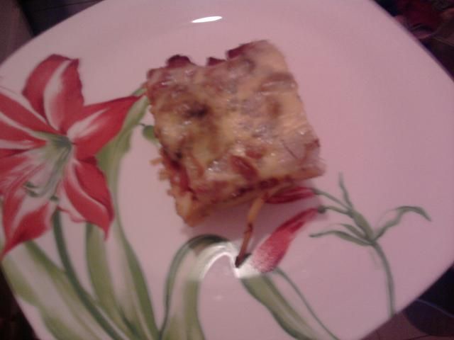 Zapiekanka z makaronu spagetti