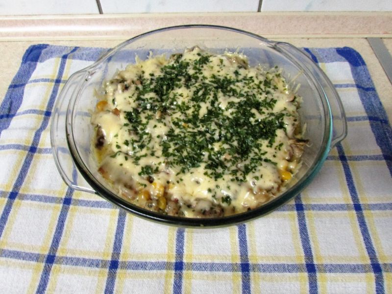 Zapiekanka z mięsem mielonym Zapiekanka z mięsem mielonym