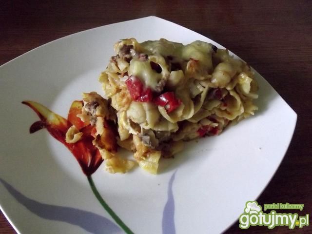 Zapiekanka z muszelkami Zapiekanka z muszelkami