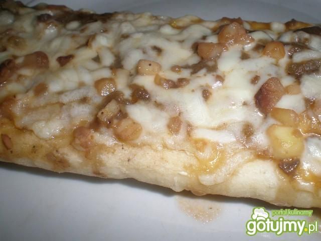 Zapiekanka z pieczarkami 