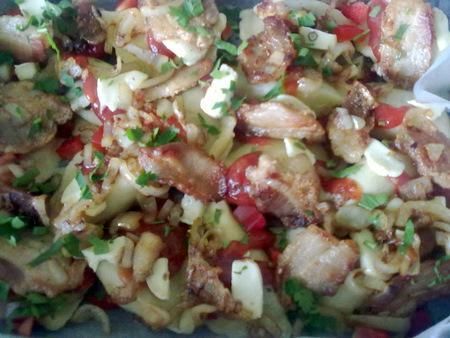 Zapiekanka z pierogów