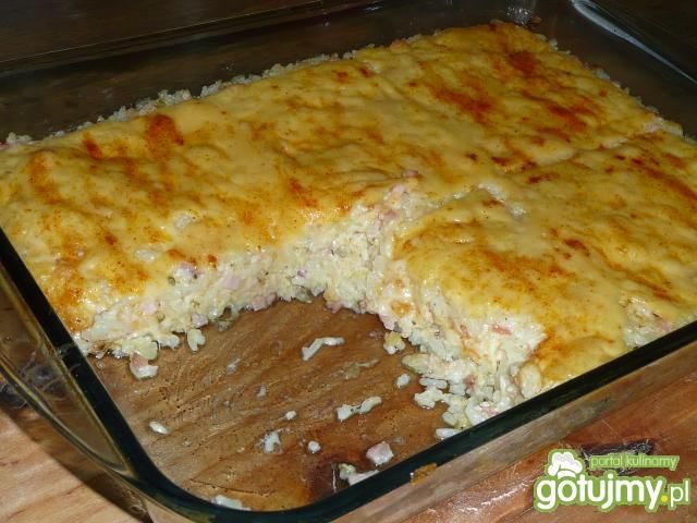 Zapiekanka z ryżem  Zapiekanka z ryżem