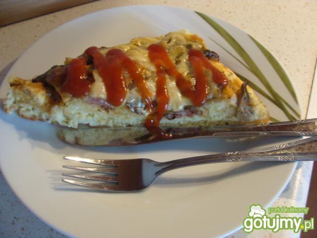 Zapiekanka z tego co w lodówce było