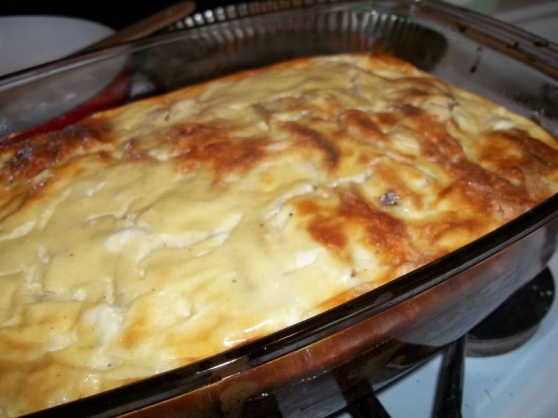 Zapiekanka z warzyw i makaronu razowego Zapiekanka z warzyw i makaronu razowego