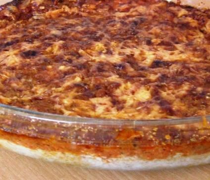 Zapiekanka z wątróbką drobiowa  Zapiekanka z wątróbką drobiowa